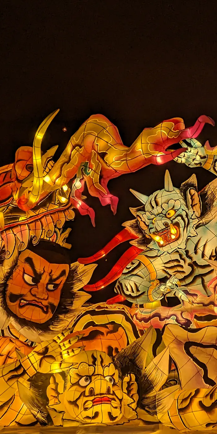 Aomori Chars illuminés du festival Nebuta à Aomori – tradition et culture japonaise