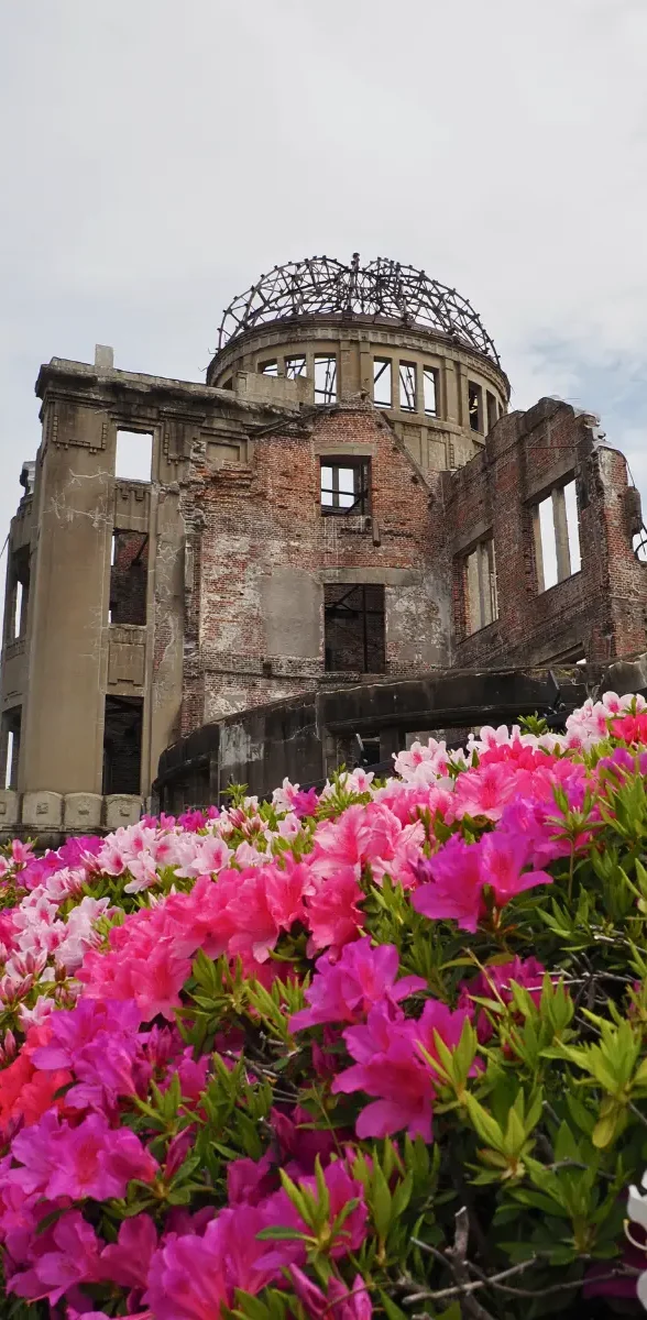 Dôme de la bombe atomique à Hiroshima, vestige du bombardement et symbole de paix au Japon