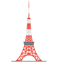 Icône représentant un premier voyage au Japon avec Tokyo, Kyoto et Osaka