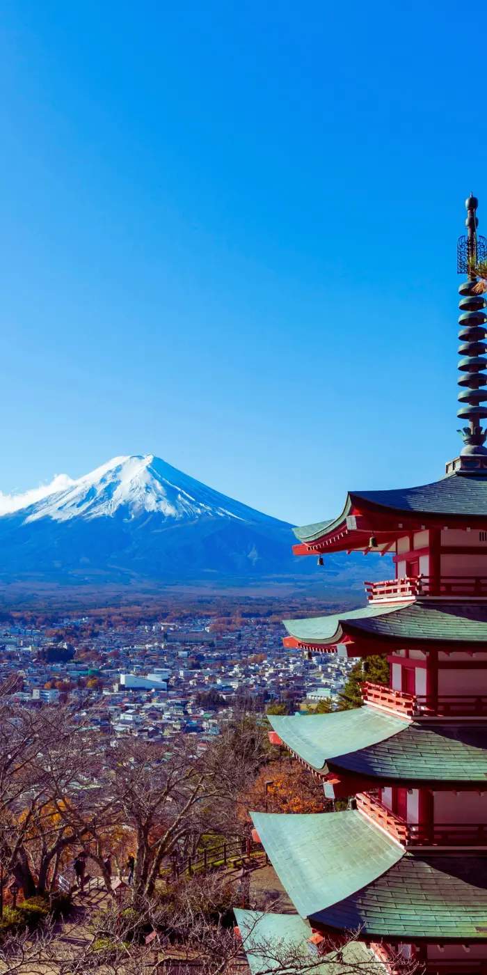 Yamanashi Mont Fuji et pagode Chureito à Yamanashi – paysage emblématique du Japon
