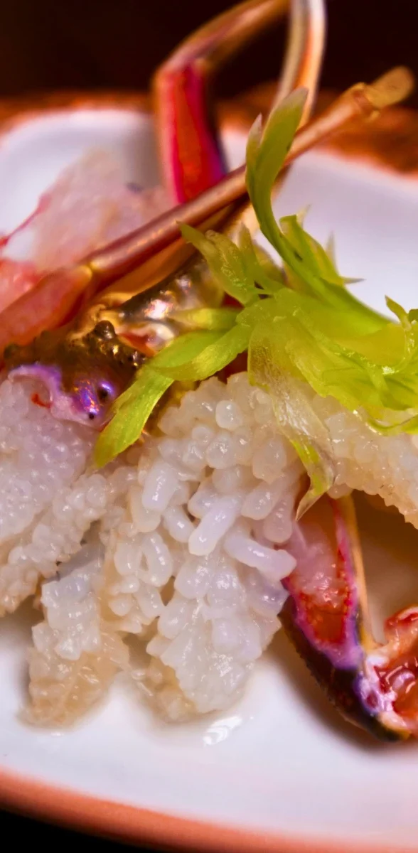 Repas japonais à Fukui avec crabe, sashimi et spécialités locales de la mer du Japon